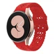Ремешок для Zepp E - красный / ширина крепления 20мм / силикон / Watchbands Flower (W31-3WB30260892) - изображение 1