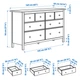 Комод ІКЕА HEMNES 160х96 см Біла пляма (10239280) - зображення 7
