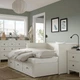 Комплект меблів для спальні 3 шт ІКЕА HEMNES 80х200 см (s29483427) - зображення 2