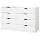 Комод ІКЕА NORDLI 160х99 см (s29239505) - зображення 1