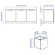 Комод ІКЕА NORDLI 120х54 см (s69276567) - изображение 4