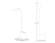 Led лампа с держателем для телефона multifunctional DESK LAMP - изображение 7