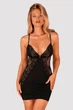 Сорочка та стрінги Obsessive Maderris chemise Чорний XS/S (62104) - зображення 1