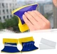 Двусторонняя магнитная щетка для мытья окон Double Sided Glass Cleaner 12 см - изображение 1
