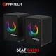 Компьютерная акустика колонка для пк Fantech GS203 Beat 6W, AUX, USB, LED RGB подсветка Black - изображение 5