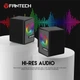 Компьютерная акустика колонка для пк Fantech GS203 Beat 6W, AUX, USB, LED RGB подсветка Black - изображение 9