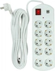 Сетевой фильтр PowerPlant 10м, 3x1.5мм2, 10А, 10 розеток, 2xUSB, евро, 100% медь (YS-N6065/10) (EX610563) - изображение 2