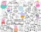 Раскраска Свинка Пеппа / Peppa Pig Мега большая раскраска 120 х 150 см - изображение 1