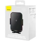 Автодержатель с безпроводной зарядкой Baseus Wireless Charger Halo 15W (SUDD000001) Black - изображение 5