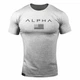 Футболка ALPHA мужская светло-серая 3XL - изображение 1