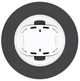 Настенно-потолочный светильник MAXUS SP Ceiling 36W 4100K Circle Slim Black 3600Lm (1-MSP-3641-SLB) - изображение 3