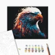 Картина по номерам Пламенный орел 40x50 см Brushme BS53695 - изображение 2