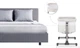 Приставная Кроватка MoMi Revo Light grey (LOZE00022) - изображение 7