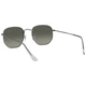 Солнцезащитные очки Ray-Ban Hexagonal Flat Lenses RB3548N 004/71 51 мм. GRADIENT GREY - изображение 3