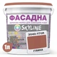 Краска Акрил-латексная Фасадная Skyline 3040-Y70R Глина 1л - изображение 2