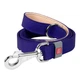 Кожаный поводок для собак WAUDOG Classic Ш 20 мм Д 122 см Purple (08149) - изображение 1