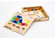 Деревянная головоломка Танграм 5 рисунков PuzzleOk 144 детали - изображение 6