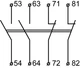 Дополнительный контакт 2NO 2NC [A0040050012] ДК-22 (LA1-D22) АСКО - изображение 5