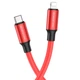 Кабель USB Borofone BX82, Type-C to Lightning, PD20W, 1m, красный - изображение 2