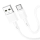 Кабель Hoco X83 USB to Type-C 1m білий - зображення 1