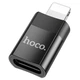 Адаптер переходник Hoco UA17 Lightning to Type-C (F) черный - изображение 1