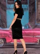 Костюм вечірній жіночий Lyana Merribel Lyana L Black (5907621618353) - зображення 2