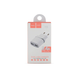 Сетевого зарядного пристрою HOCO C12 Smart dual USB charger 12W White (6957531047759) - зображення 2