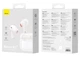 Беспроводные наушники Baseus True Wireless Earphones Bowie M2+ NGTW190002 White - изображение 9