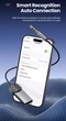 Аудиоадаптер беспроводной Toocki AUX 3.5мм приемник в авто Bluetooth 5.0 музыкальный передатчик, рессивер (719901500452) - изображение 8