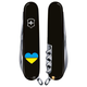 Ніж Victorinox Climber Ukraine Black "Серце жовто-блакитне" (1.3703.3_T1090u) - зображення 2