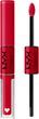 Błyszczyk do ust NYX Professional Makeup Shine Loud 17 Rebel In Red 2 x 3.4 ml (800897207359) - obraz 1