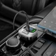 Автомобильный FM-трансмиттер модулятор Hoco FM Launcher E75 Bravery |2xUSB,1xType-C, QC3.0, PD30W, BT5.0| Black - изображение 4