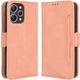 Чохол-книжка з кишеньками Deexe Wallet Stand для Xiaomi Redmi 12 (4G/5G) / Poco M6 Pro 5G - Pink - зображення 1