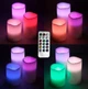 Світлодіодний Нічник Набір свічок LED світильник 3 свічки 12 кольорів Luma Candles Color Changing - зображення 2