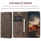 Чохол книжка з магнітом Realme C55 CaseMe Dark Brown (32837-05) - зображення 3