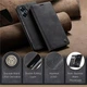 Чохол книжка з магнітом Realme C55 CaseMe Black (32837-2B) - зображення 2