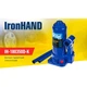 Домкрат гидравлический телескопический Iron Hand 3т Высота подъема 180-343 мм 3,1кг (IH-180350D-K) - изображение 3