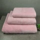 Набор велюр/махра полотенец 3шт GM Textile 40x70см, 50x90см, 70x140см Premium Milado 550г/м2 (Розовый) - изображение 1