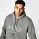 Худи Jack Wills Batsford Graphic Logo Slate, XS (42) (11762352) - изображение 4