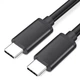 Кабель USB Type C до Type C QC 3.0 5А 30 см (1012-658-00) - зображення 1