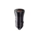 Автомобильное зарядное устройство Baseus Black Contactor Max Dual Fast Charger Car Charger U+U 60W CGJM000013 - изображение 3
