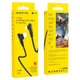 Кабель BOROFONE BX58 Lucky USB - Lightning (2.4A) (1M) Чорний - зображення 2