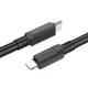 Кабель зарядки BOROFONE BX81 (20W) (1M) для пристроїв Apple Type-C (USB-C) to Lightning для iOS пристроїв iPhone Чорний - изображение 1