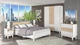 Кровать Глория Мебель Сервис 160х200 см Дуб Самоа/Белый - изображение 3