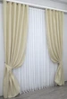 Комплект готових штор VR-Textil Ibiza № 1185ш Кремовий 150х270 см 2 шт (33-0024) - зображення 3