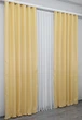 Комплект готовых штор VR-Textil Атлас Монорей № 801ш Золотистый 150х270 см 2 шт (30-585) - изображение 5