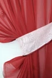 Кухонный комплект VR-Textil № 103к шторки с ламбрекеном красный с белым 200х170 см (59-202) - изображение 3