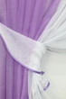 Кухонные шторки VR-Textil № 096к с подвязками сиреневый с белым 400х170 см (50-803) - изображение 3
