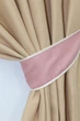 Кухонні штори VR-Textil № 092к "Адель" з ламбрекеном бежевий з пудровим 280х170 см (50-297) - зображення 3