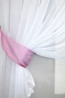 Кухонный комплект VR-Textil № 062к шторка с ламбрекеном розовый с белым 200х170 см (50-862) - изображение 3